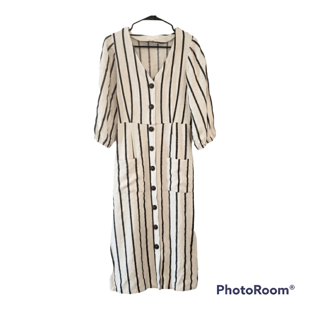 Striped Pocked Dress
